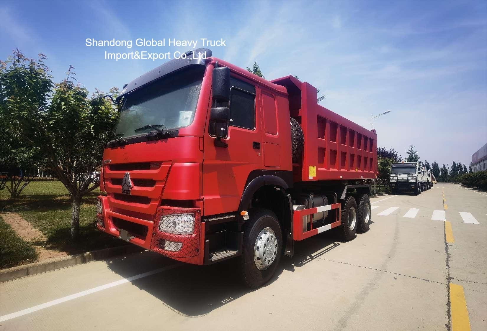 चीन मूल ब्रांड HOWO / Shacman 380hp/371hp 6X4 8X4 10/12 पहियों खनन डंप ट्रक