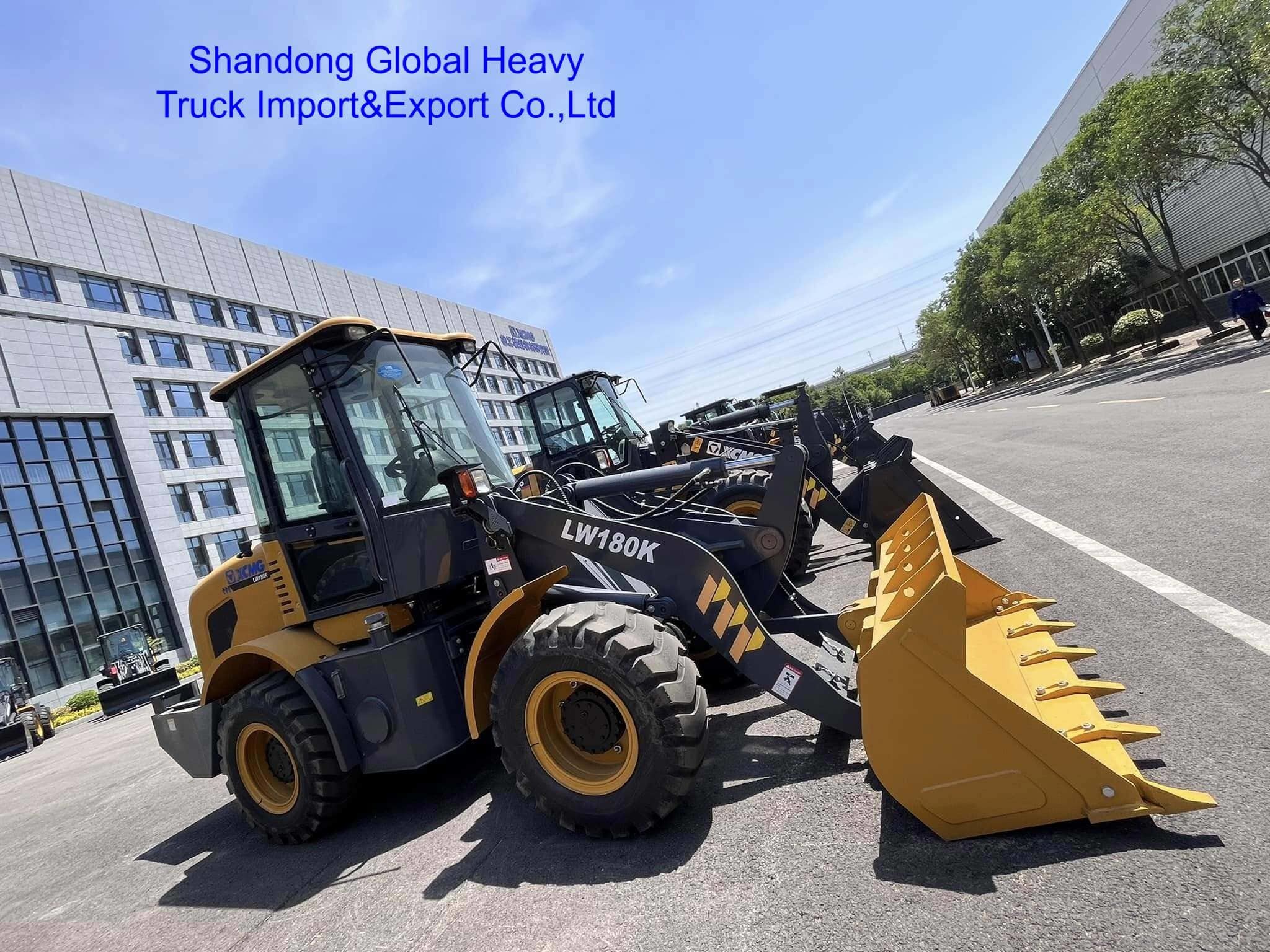 सड़क निर्माण और खनन के लिए XCMG LW180K 1.8 टन व्हील लोडर