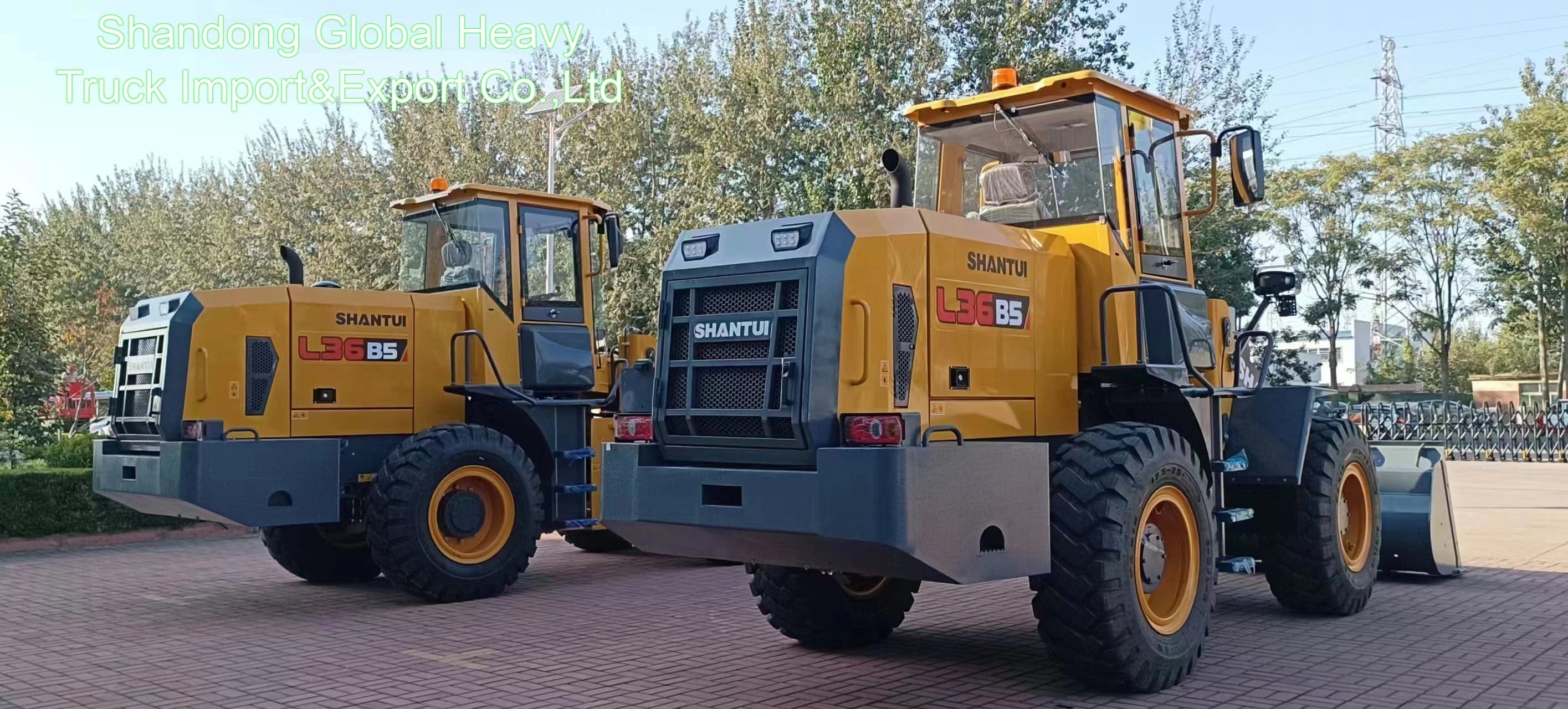 Shantui L36-B5 3 Ton Wheel Loader with 1.7m³ Bucket Tier 2 Diesel Engine