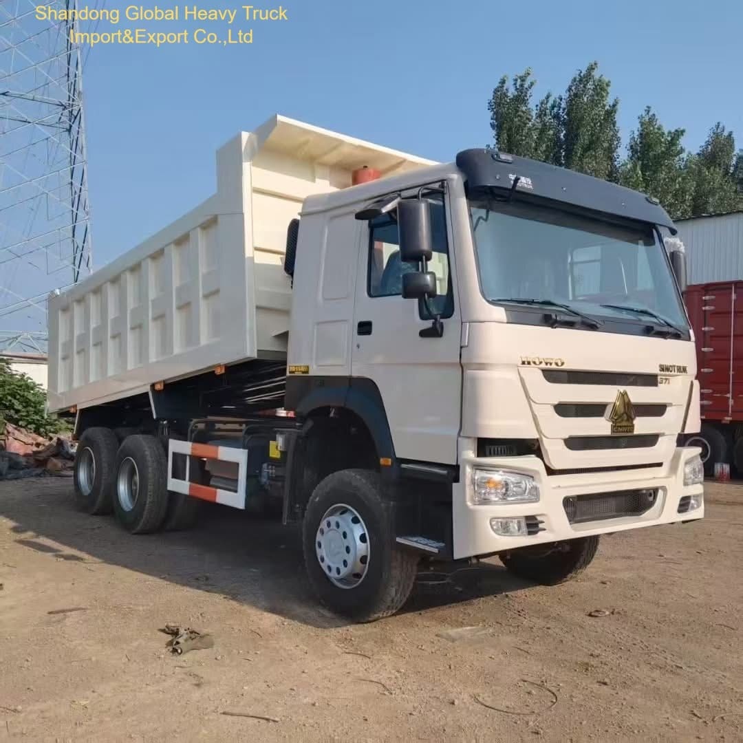 सिनोट्रुक HOWO 400HP 420HP भारी शुल्क डंप ट्रक बाएं/दाएं हाथ के ड्राइविंग और एयर सस्पेंशन सीट के साथ
