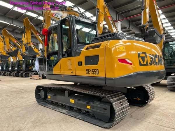 उच्च गुणवत्ता वाली गर्म बिक्री Xe155D 15 टन टियर 2 खनन निर्माण क्रॉलर खुदाई उपकरण के साथ